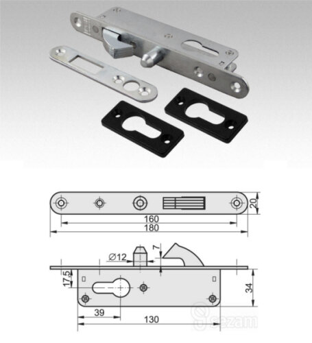 H35 - Hákový zámek bez vložky